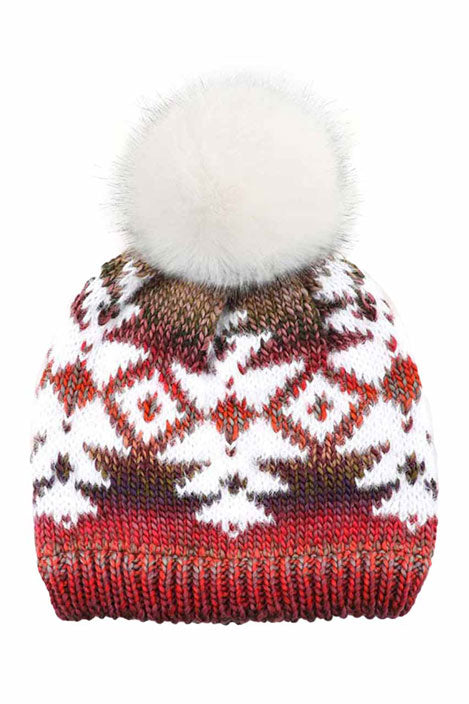 Rust C.C Multi Yarn Aztec Beanie Hat, before running out the door into the cool air, you’ll want to reach for this toasty Aztec beanie to keep you incredibly warm. Accessorize the fun way with this beanie winter hat, it's the autumnal touch you need to finish your outfit in style. Awesome winter gift accessory! Perfect Gift Birthday, Christmas, Stocking Stuffer, Secret Santa, Holiday, Anniversary, Valentine's Day, Loved One.