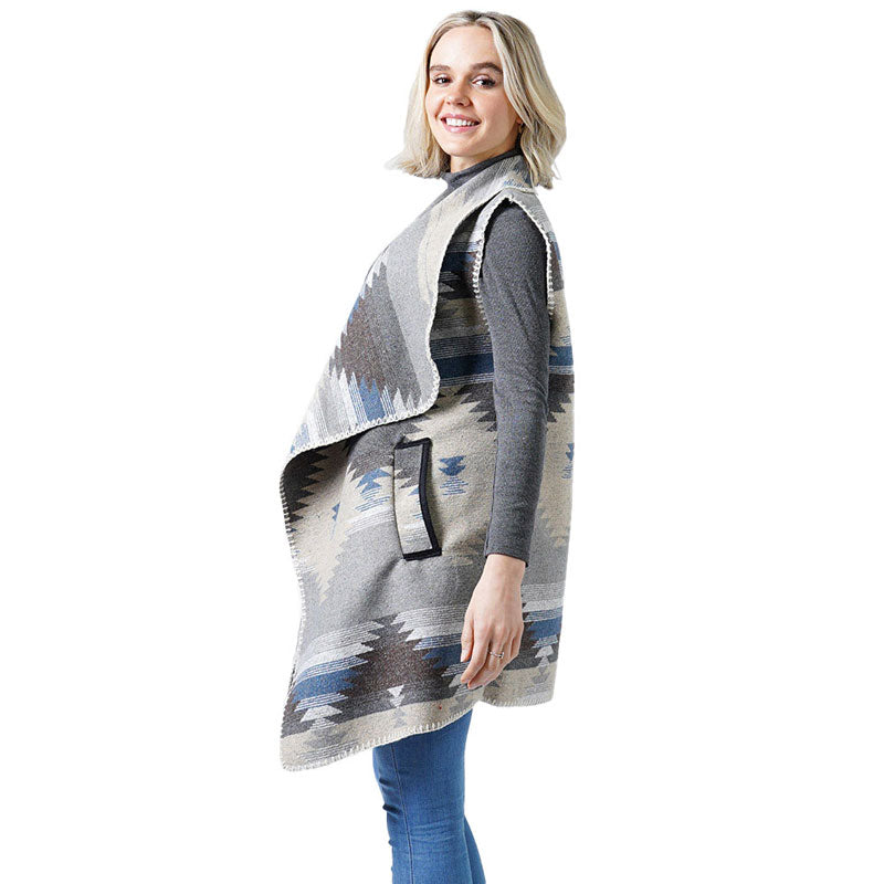 Taupe Western Print Vest, luxurious and the best comfort accessory for this winter. These cute vest have color variation and fashionable look enhance your glamour at any place and any occasion. It is the best companion which keeps you warm and toasty in the cold weather and outings. You can throw it on over so many pieces elevating any casual outfit! Perfect Gift for Wife, Mom, Birthday, Holiday, Christmas, Anniversary, Fun Night Out. Stay awesome and trendy with this beautiful vests.