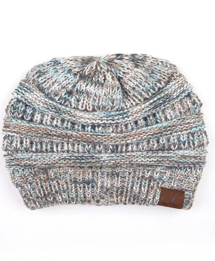 Taupe Multi C.C Multicolor Diagonal Garter Stitch Knitted Beanie Warm Winter Hat; reach for this classic toasty hat to keep you nice n warm in the chilly winter weather, the wintry touch finish to your outfit. Perfect Gift Birthday, Christmas, Holiday, Anniversary, Stocking Stuffer, Secret Santa, Valentine's Day, Loved One, BFF