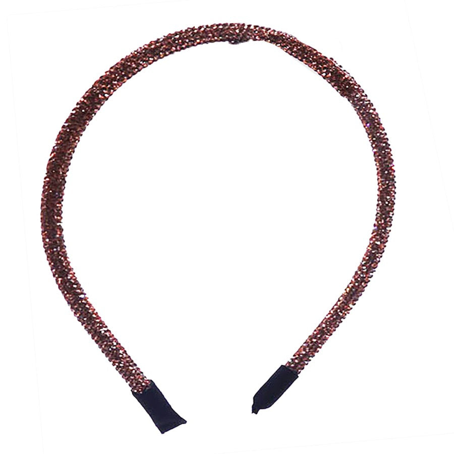 Topaz Bling Stone Accented Giltzy Bead Padded Crystal Shimmer Hair Headband, soft, shiny headband makes you feel extra glamorous. Push your hair back, add a pop of color and shine to any plain outfit, Goes well with all outfits! Receive compliments, be the ultimate trendsetter. Perfect Birthday Gift, Mother's Day, Easter