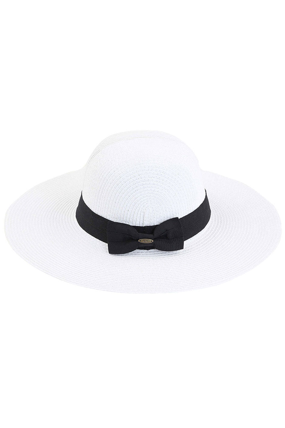 White C.C Detachable Bow Foldable Sun Hat, it will bring fantasy and color to your summer outfits. Whether you’re basking under the summer sun at the beach, lounging by the pool, or kicking back with friends at the lake, a great hat can keep you cool and comfortable even when the sun is high in the sky. A light summer hat, to be worn without moderation on a daily basis.
