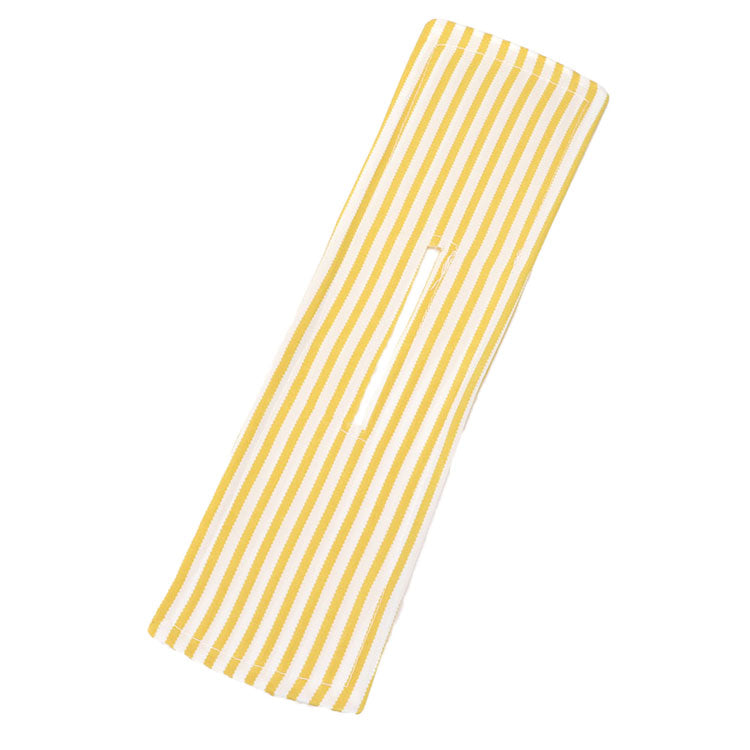 Yellow Striped Deft Bun Maker Hair Band. Deft Bun Maker Hair Band making you feel extra glamorous. Push back your hair with this pretty Bun Maker Hair Band, add a pop of color to any plain outfit! Be ready to receive compliments. Be the ultimate trendsetter wearing this chic headband with all your stylish outfits!