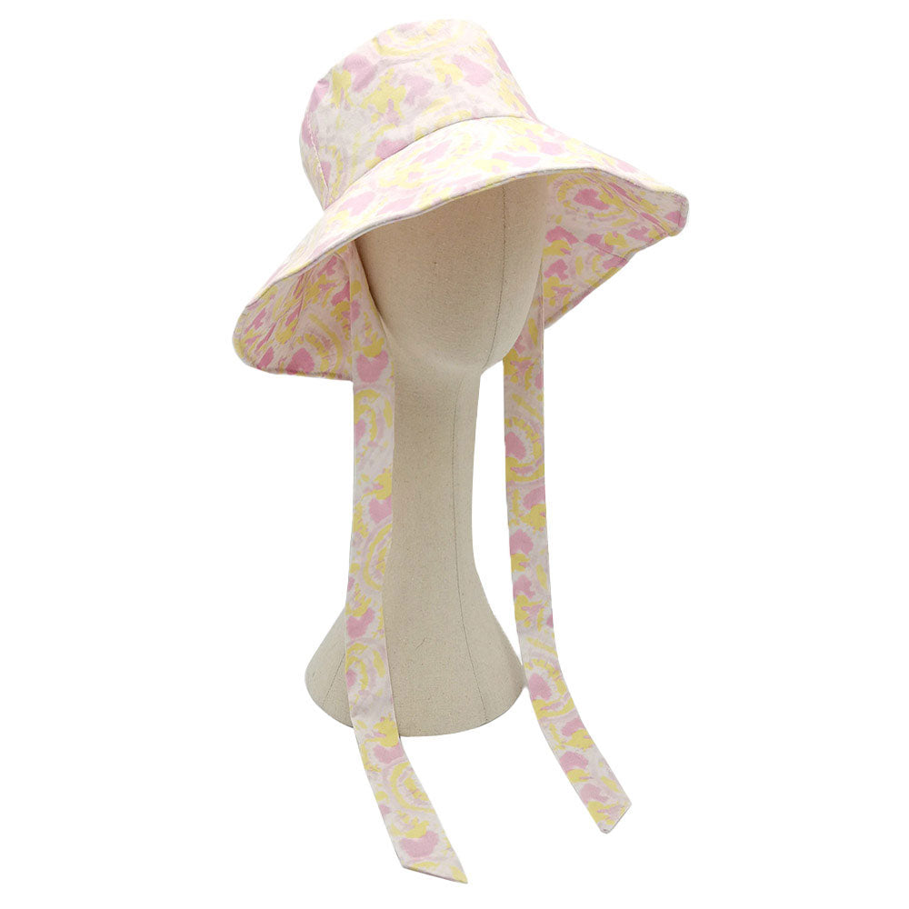 Yellow Watercolored Chin Tie Bucket Hat. Show your trendy side with this chin Tie bucket hat. Have fun and look Stylish. Great for covering up when you are having a bad hair day and still looking cool. Perfect for protecting you from the sun, rain, wind, snow, beach, pool, camping or any outdoor activities.