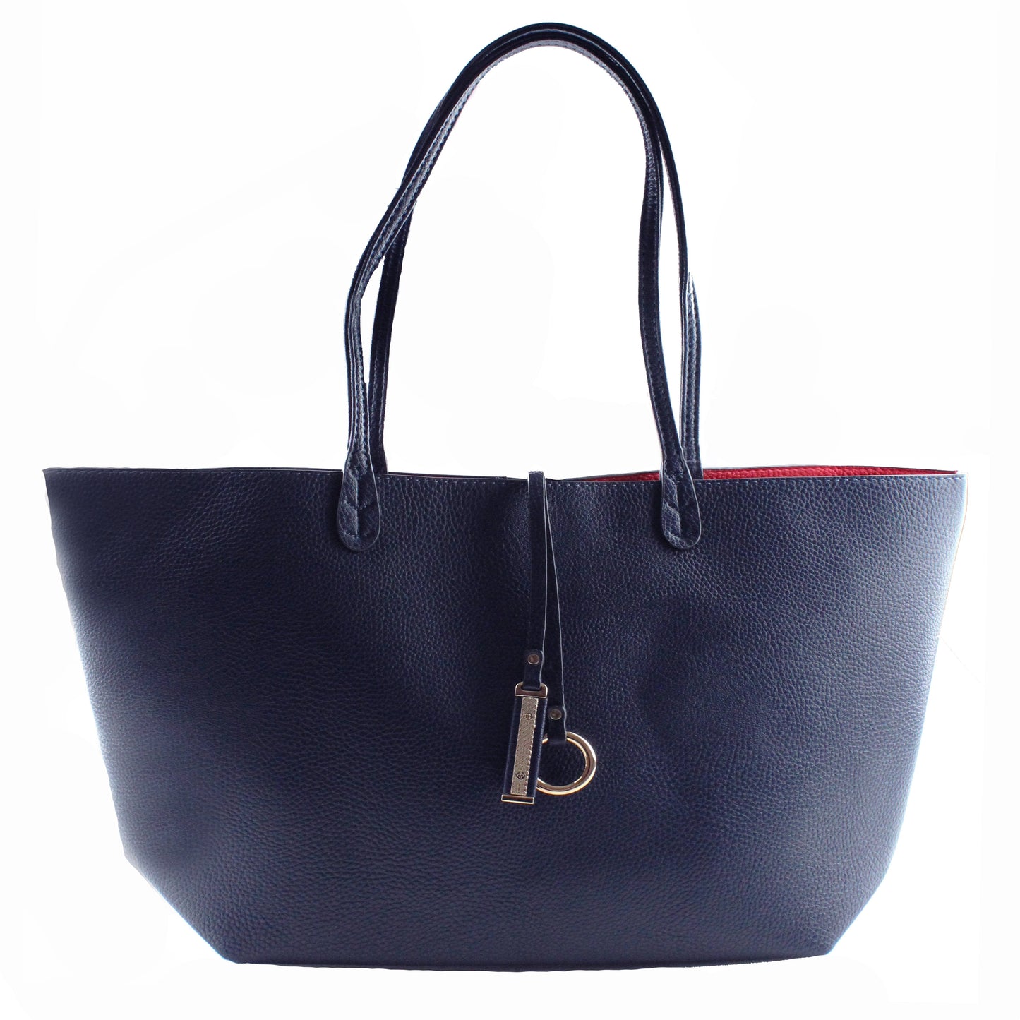 Reversible Supersoft Vegan Leather Tote Handbag flips inside-out, a roomy main compartment, inside pouch w/strap, multiplies your styling options & keeps you organized on the go. Soft structured base can carry everything you need & become your favorite bag of all times. Chic & reliable, great gift for any occasion.