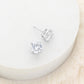 10mm Round Crystal Cubic Zirconia Stud Earrings in Clear Gift Box - Ready to Gift - Stud Earrings