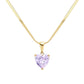 18K Gold Dipped Stainless Steel CZ Heart Pendant Necklace, a perfect way to add a luxurious touch to any outfit. Crafted from stainless steel in 18K gold plating, it features a sparkling cubic zirconia heart pendant. Durable and long-lasting, it's sure to make a statement. Perfect gift for Valentine's or any other day