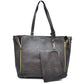 3 in 1 Side Zipper Women’s Tote Handbag set - Tote Bag
