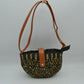 Riviera Straw Half Moon Crossbody
