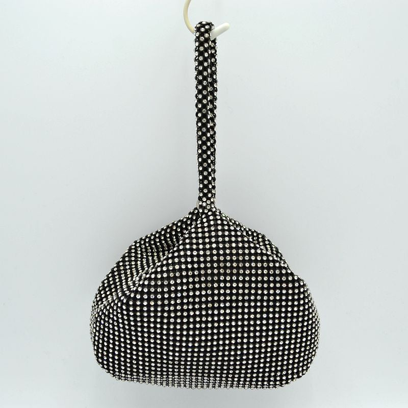 Bella Crystal Mesh Pouch Wristlet