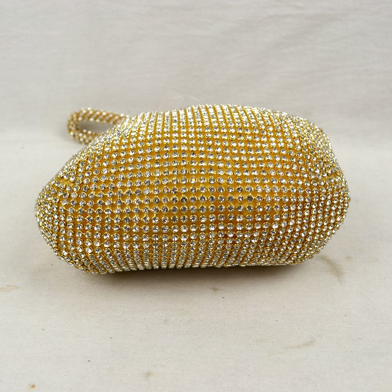 Bella Crystal Mesh Pouch Wristlet