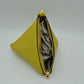 Pyramid Wristlet Clutch Bag with Tassel Accent - Clutch Bags