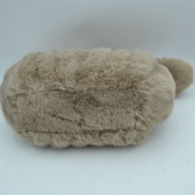 Fluffy Plush Knotted Handle Shoulder Bag - Shoulder Bag