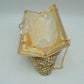Rhinestone Evening Clutch Bag with Detachable Chain Shoulder Strap and Crystal Embellished Clasp - Clutch Bags