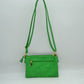 Multi-Zipper Crossbody Bag with Adjustable Strap and Gold Hardware - Crossbody Bags