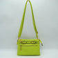 Multi-Zipper Crossbody Bag with Adjustable Strap and Gold Hardware - Light Green - Crossbody Bags