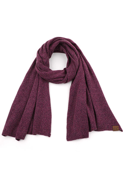 C.C Soft Recycled Fine Yarn Cuff Scarf - Scarves