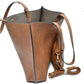 Reversible Faux Leather Tote Bag Vegan Tassel Handbag - Tote Bag