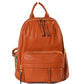 Elegant Soft PU Leather Bag Casual Shoulder Women’s Backpack - Backpacks