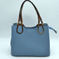 Textured Faux Leather Horseshoe Handle Women’s Tote Bag - Tote Bag