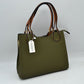 Textured Faux Leather Horseshoe Handle Women’s Tote Bag - Tote Bag