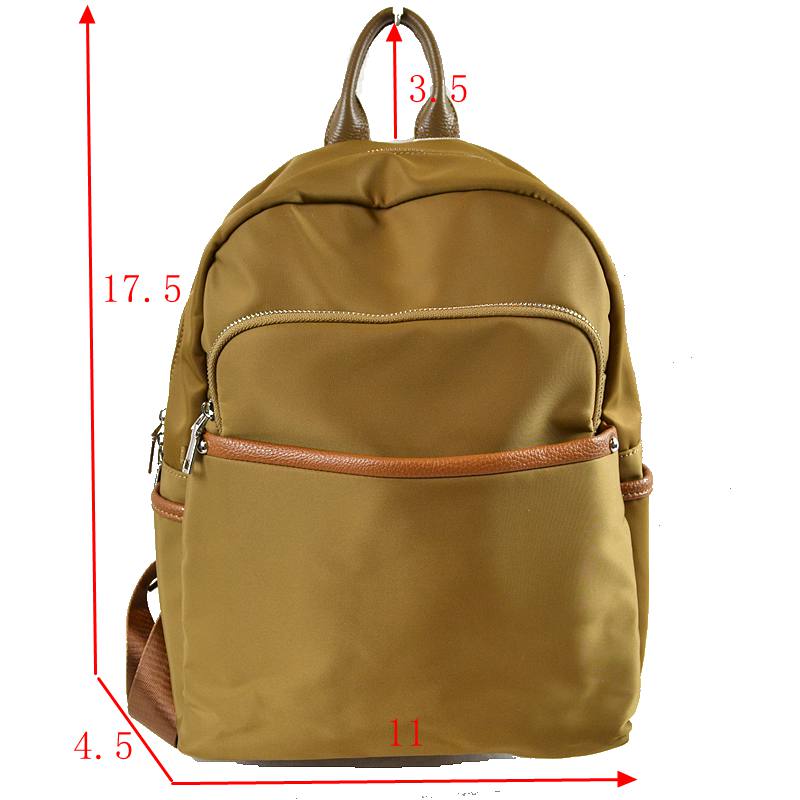 Modern Vegan Long Lasting Nylon Backpack Multi Purpose Bag - Backpacks