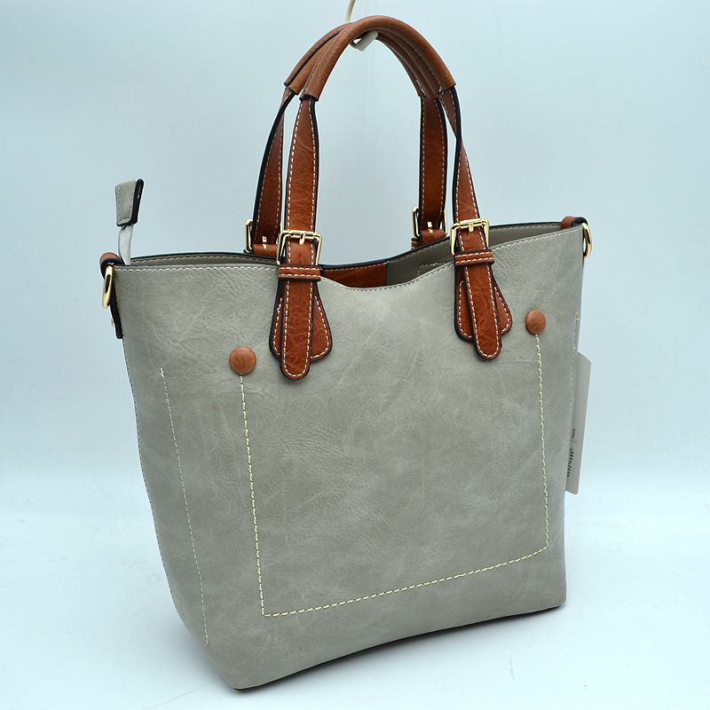 Vegan Leather Tote Shoulder Handbags For Women - Tote Bag