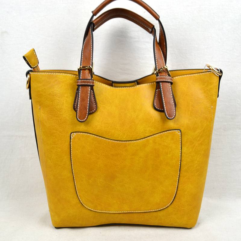 Vegan Leather Tote Shoulder Handbags For Women - Tote Bag