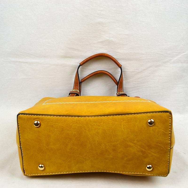 Vegan Leather Tote Shoulder Handbags For Women - Tote Bag