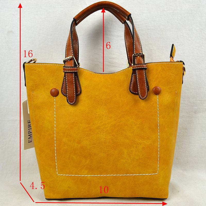 Vegan Leather Tote Shoulder Handbags For Women - Tote Bag