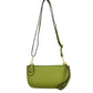 Pebbled Crossbody Clutch Bag with Removable Straps - Green - Crossbody Bag