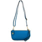 Pebbled Crossbody Clutch Bag with Removable Straps - Turquoise - Crossbody Bag