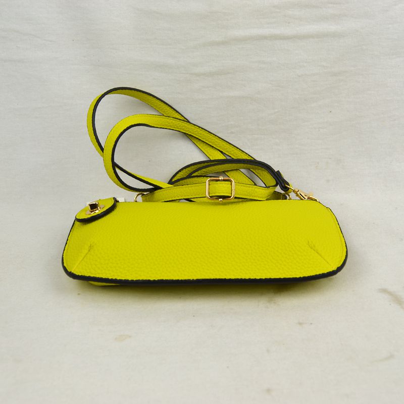 Pebbled Crossbody Clutch Bag with Removable Straps - Crossbody Bag