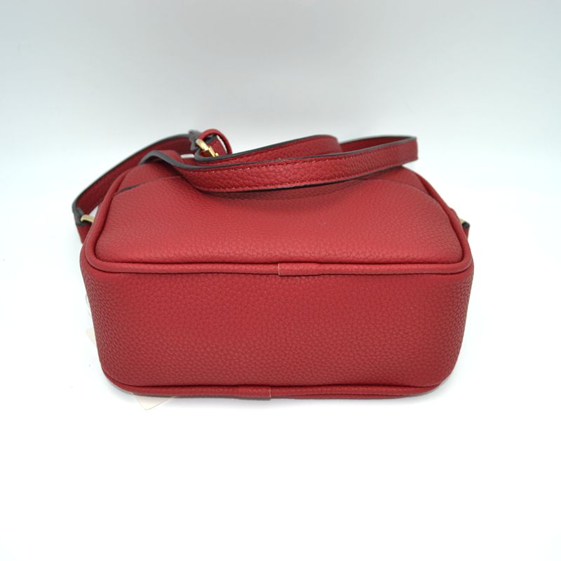 Pebbled Camera Crossbody Bag with Large Statement Tassel Accent - Crossbody Bags