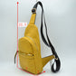 Zippered Crossbody Sling Bag with Adjustable Strap - Sling Bag