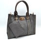 Harper Studded Turn Lock Satchel Set