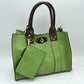 Harper Studded Turn Lock Satchel Set