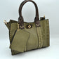 Harper Studded Turn Lock Satchel Set