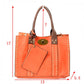 Harper Studded Turn Lock Satchel Set