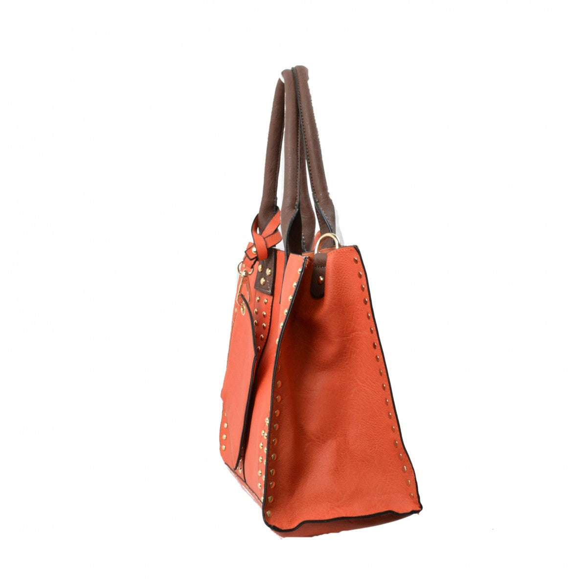 Harper Studded Turn Lock Satchel Set