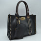 Harper Studded Turn Lock Satchel Set