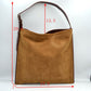 Slouchy Hobo Shoulder Bag with Adjustable Buckle Strap - Shoulder Bag