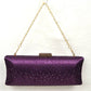 Elegant Studded Crystal Clutch Womens Evening Bag - Evening Bags