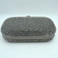 Embellished Box Clutch with Ring Top Clasp - Clutch Bags