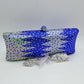 Elongated Evening Clutch Bag with Slender Chain Strap - Clutch Bags