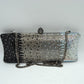 Elongated Evening Clutch Bag with Slender Chain Strap - Clutch Bags
