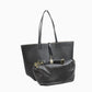 Classic Trapeze Tote Bag with Dual Handles and Ring Detail - Tote Bag