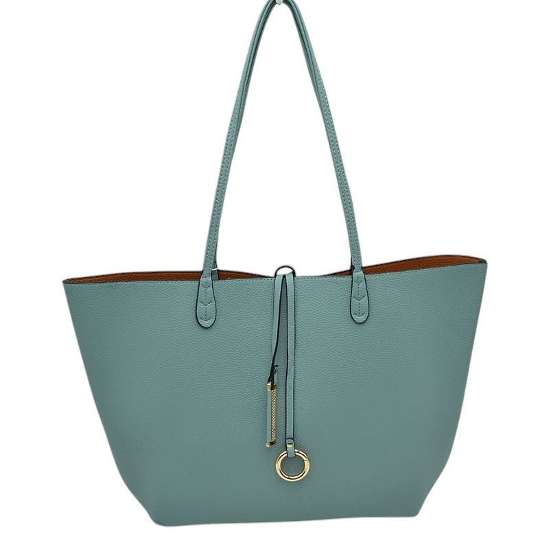 Kendra Reversible Supersoft Vegan Leather Tote Handbag