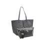 Classic Trapeze Tote Bag with Dual Handles and Ring Detail - Tote Bag