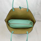 Classic Trapeze Tote Bag with Dual Handles and Ring Detail - Tote Bag