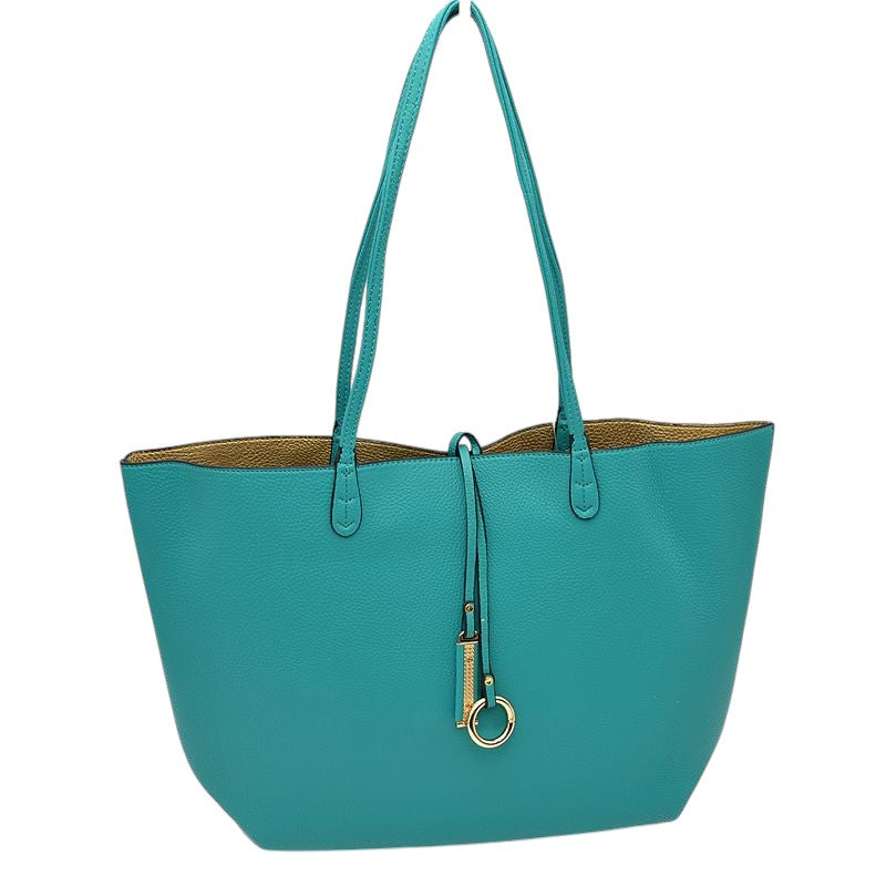 Kendra Reversible Supersoft Vegan Leather Tote Handbag